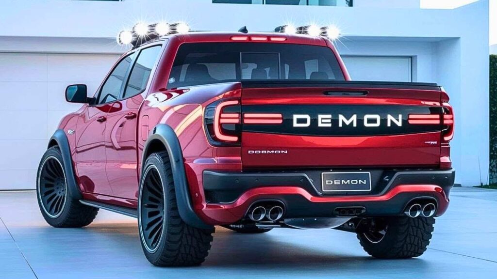 2025 Dodge Demon Pickup Unveiled: Massive Horsepower, Luxury Cabin & Bold Muscle Design